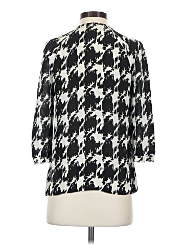 Tory Burch 3/4 Sleeve Silk Top (view 2)