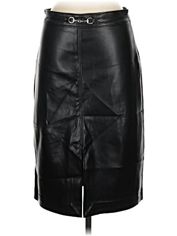 Elie Tahari Faux Leather Skirt (view 1)