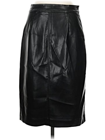 Elie Tahari Faux Leather Skirt (view 2)