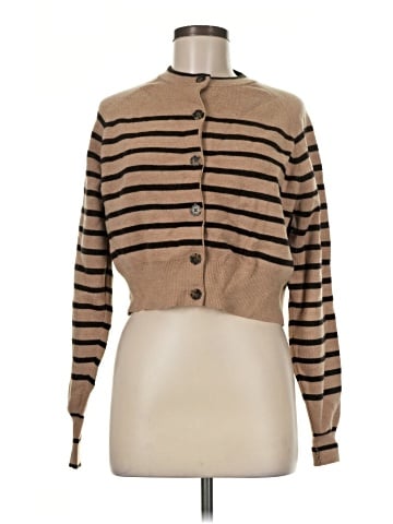 Madewell Raglan-Sleeve Cropped Cardigan in Merino Wool (view 1)
