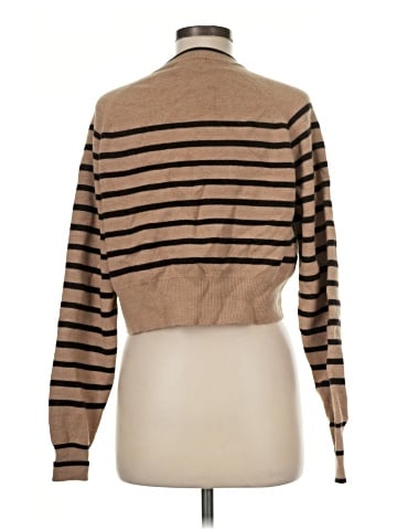 Madewell Raglan-Sleeve Cropped Cardigan in Merino Wool (view 2)