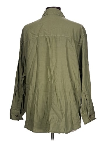 a.n.a. A New Approach 3/4 Sleeve Button-Down Shirt (view 2)