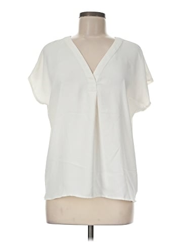 Ann Taylor Short Sleeve Blouse (view 1)