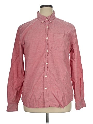 American Eagle Outfitters Long Sleeve Button-Down Shirt (view 1)