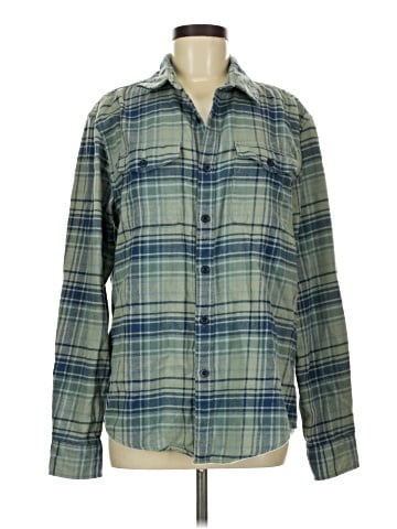 American Eagle Outfitters Long Sleeve Button-Down Shirt (view 1)