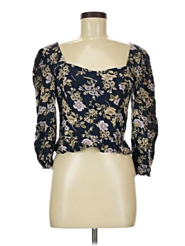 American Eagle Outfitters 3/4 Sleeve Blouse (view 1)
