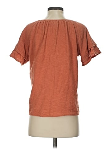 Madewell Texture &amp; Thread Tiered-Sleeve Top (view 2)