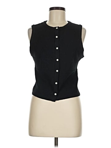 Madewell Split-Crewneck Cardigan Tank (view 1)