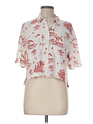 a.n.a. A New Approach Short Sleeve Blouse (view 1)