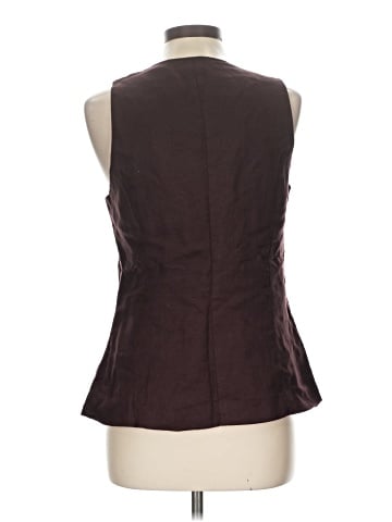 Madewell Linen Scoopneck Cutaway Vest (view 2)
