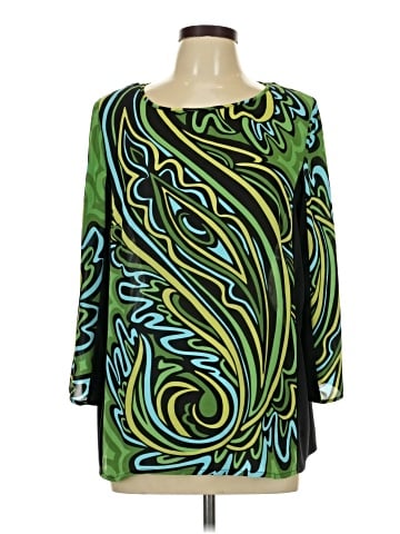 Bob Mackie 3/4 Sleeve Blouse (view 1)