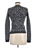 Theory 100% Wool Chevron-herringbone Gray Wool Pullover Sweater Size M - photo 2