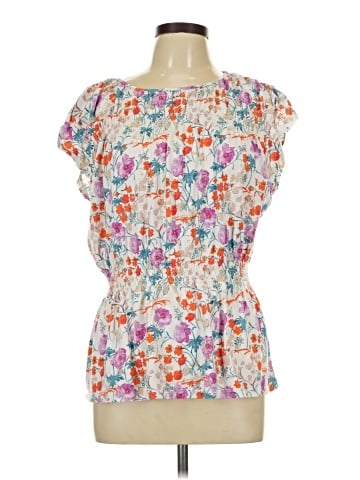 Ann Taylor Short Sleeve Blouse (view 1)