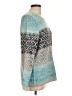 Talbots Print Blue Pullover Sweater Size 1X - photo 4