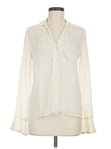 Jones New York Long Sleeve Silk Top (view 1)