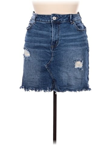 Maurices Denim Skirt (view 1)