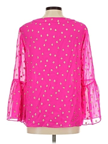Lilly Pulitzer 3/4 Sleeve Silk Top (view 2)