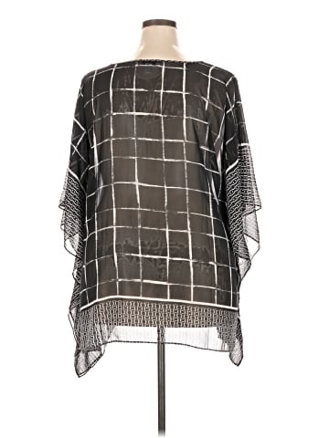 Susan Graver 3/4 Sleeve Blouse (view 2)