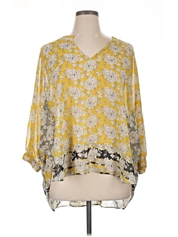 CAbi 3/4 Sleeve Blouse (view 1)