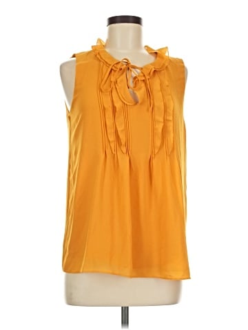 Rose + Olive Sleeveless Blouse (view 1)