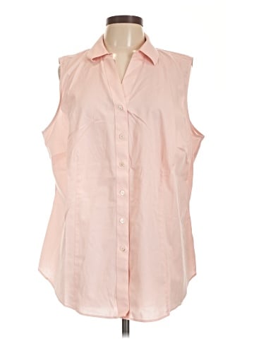 Talbots Sleeveless Button-Down Shirt (view 1)