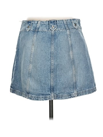 We the Free Denim Skirt (view 2)