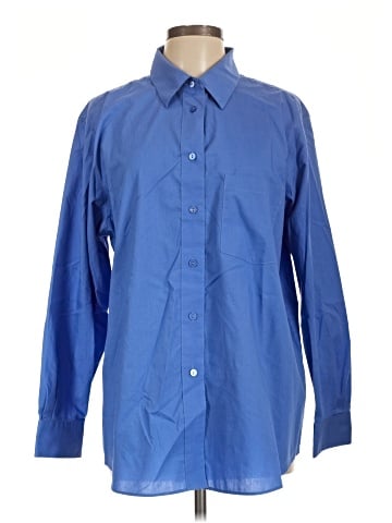 Foxcroft Long Sleeve Button-Down Shirt (view 1)
