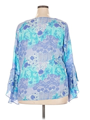 DressBarn Long Sleeve Blouse (view 2)