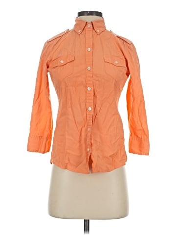 Banana Republic 3/4 Sleeve Button-Down Shirt (view 1)