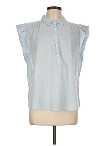 Lilla P Sleeveless Button-Down Shirt (view 1)
