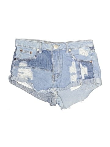 Signature 8 Denim Shorts (view 1)