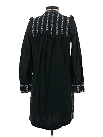 Madewell Embroidered-Bib Ruffle Mini Dress (view 2)