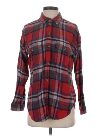 American Eagle Outfitters Long Sleeve Button-Down Shirt (view 1)