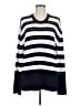 Gap 100% Cotton Stripes Blue Pullover Sweater Size M - photo 1