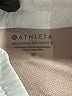 Athleta 100% Polyester Solid Ivory Athletic Shorts Size M - photo 3
