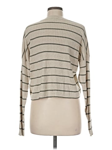 Madewell Lawson Crop Pullover Sweater in Stripe (view 2)
