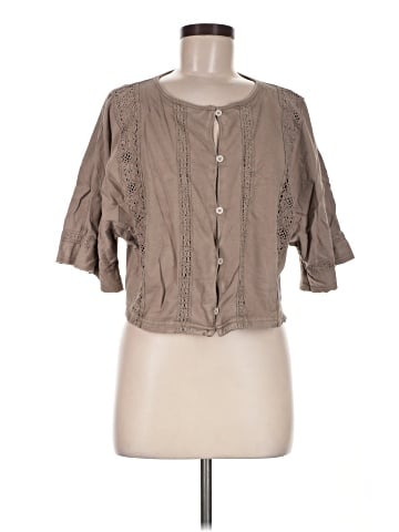 Aerie 3/4 Sleeve Blouse (view 1)