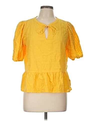 Ann Taylor LOFT Outlet Short Sleeve Blouse (view 1)
