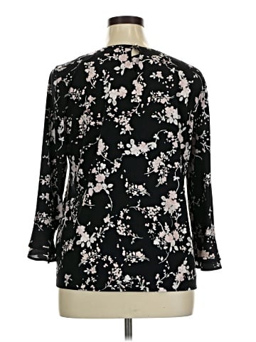Karl Lagerfeld Paris 3/4 Sleeve Blouse (view 2)