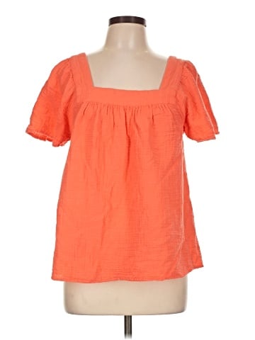 Style&Co Short Sleeve Blouse (view 1)