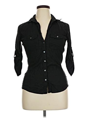 James Perse 3/4 Sleeve Button-Down Shirt (view 1)
