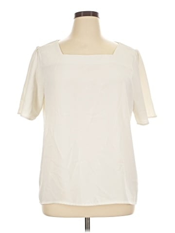 Ann Taylor Factory Short Sleeve Blouse (view 1)