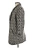 Ecote Chevron-herringbone Gray Wool Coat Size M - photo 5