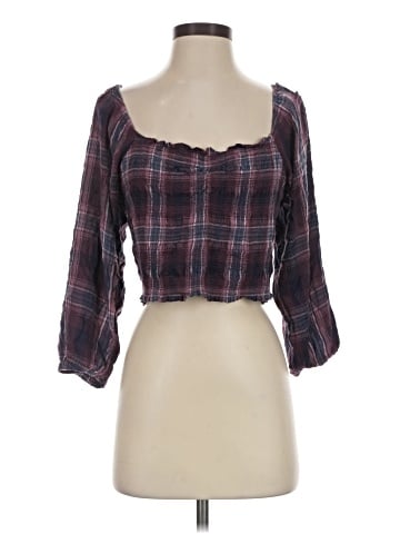 American Eagle Outfitters Long Sleeve Blouse (view 1)