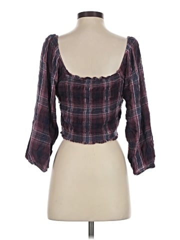 American Eagle Outfitters Long Sleeve Blouse (view 2)