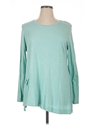 LOGO by Lori Goldstein Long Sleeve Top (view 1)