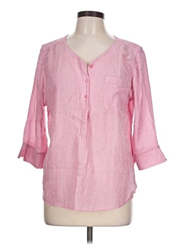 Christopher & Banks 3/4 Sleeve Blouse (view 1)