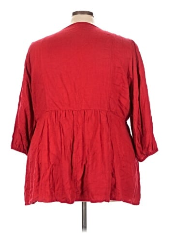 Torrid 3/4 Sleeve Blouse (view 2)