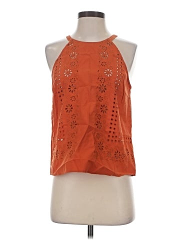 Madewell Eyelet A-Line Halter Top (view 1)