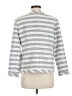 Chico's 100% Polyester Stripes White Blazer Size M - photo 2
